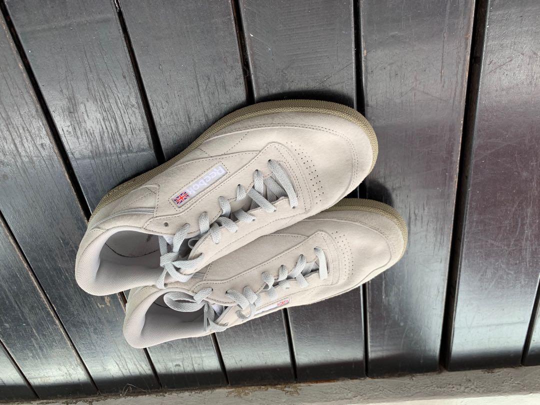 reebok club c grey suede