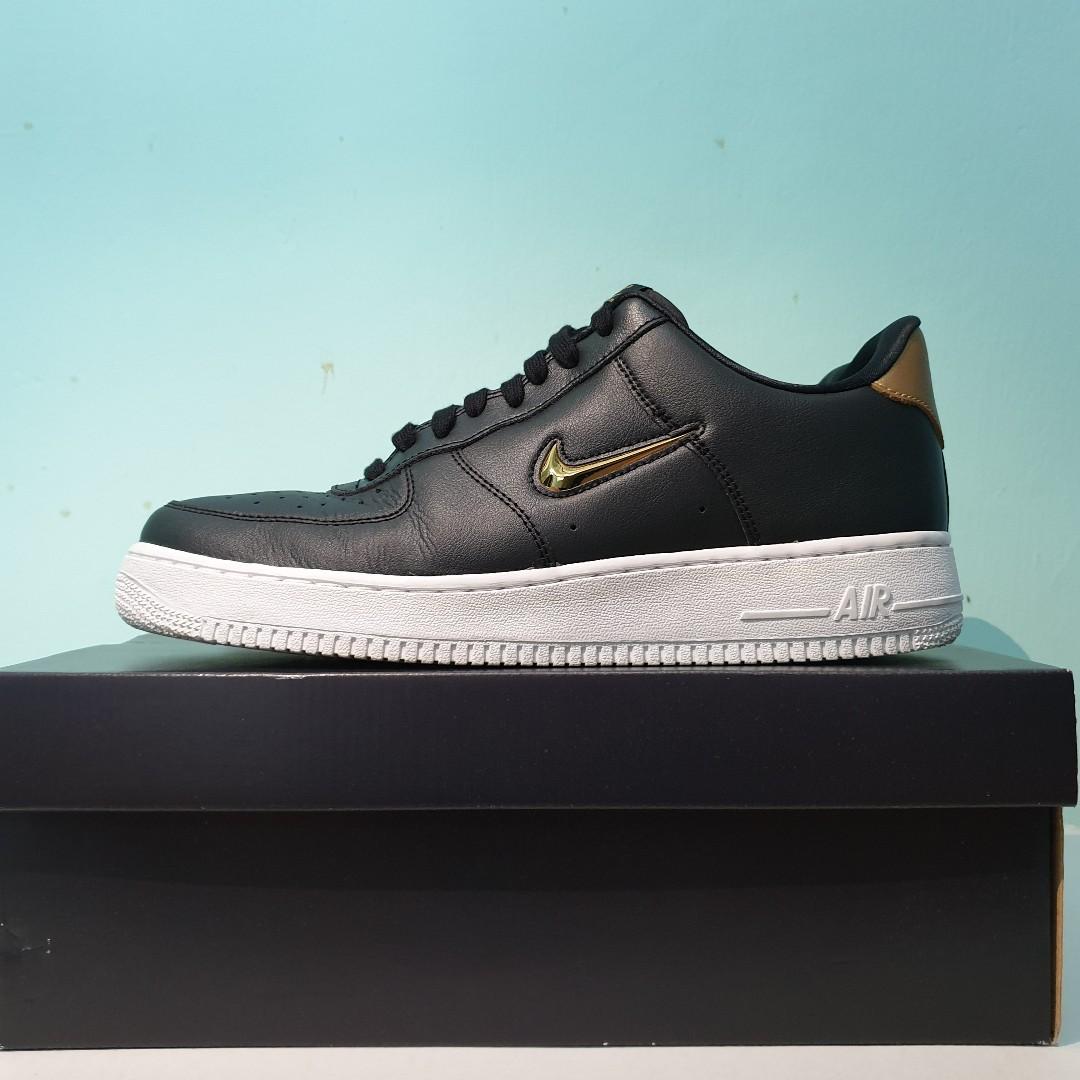 Air force 1 low jewel black metallic gold 2025