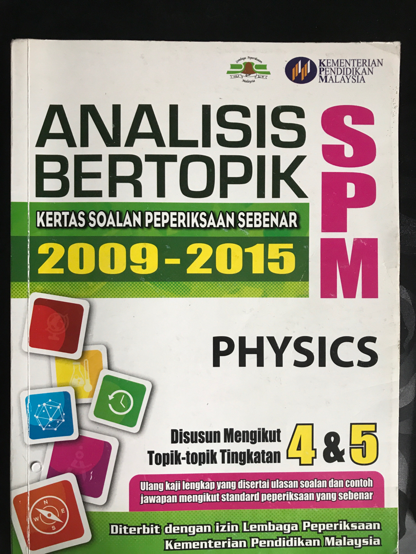 Spm Past Year Questions Physics Books Stationery Books On Carousell