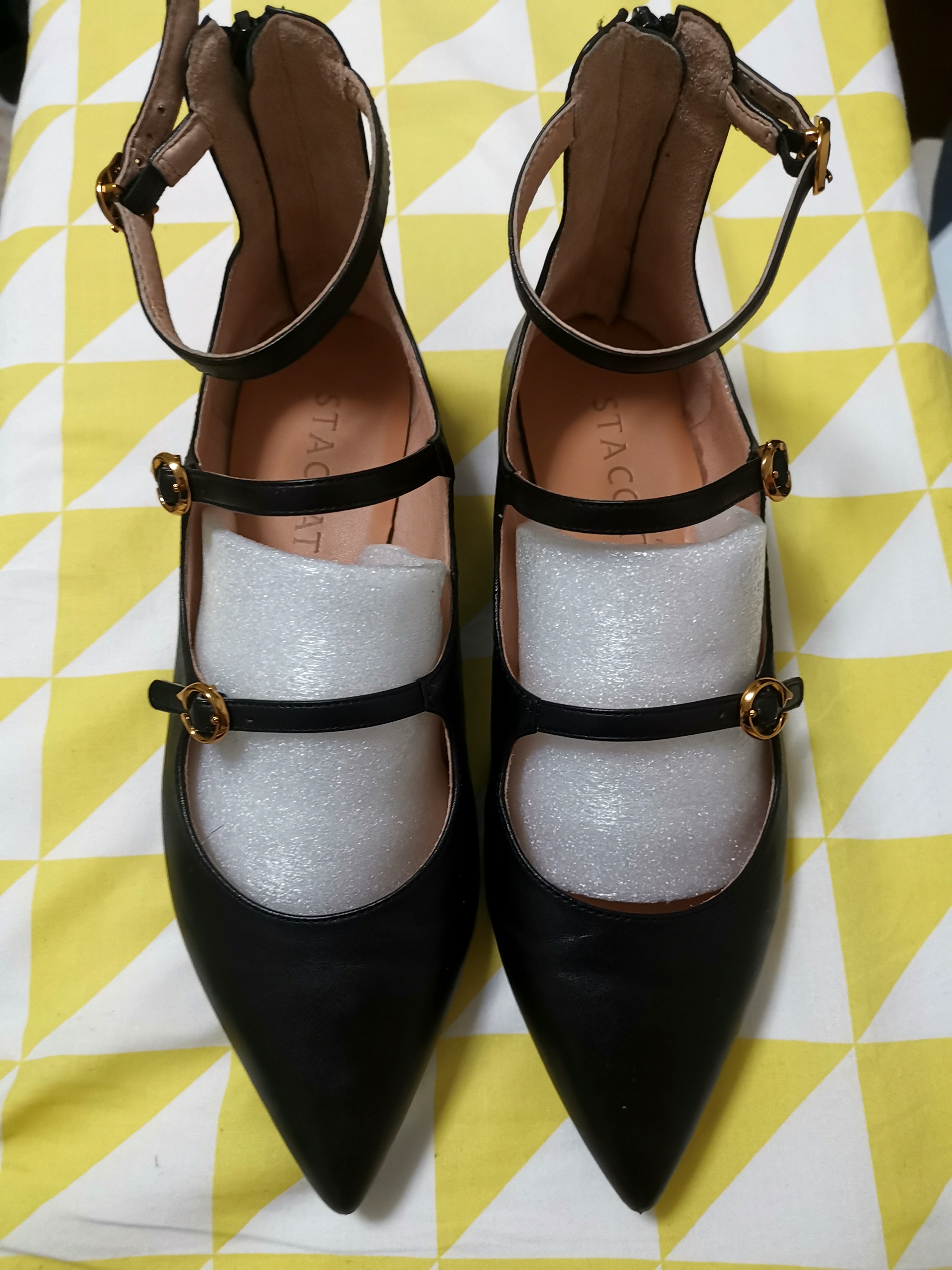 STACCATO Real Leather Strappy Pointed 