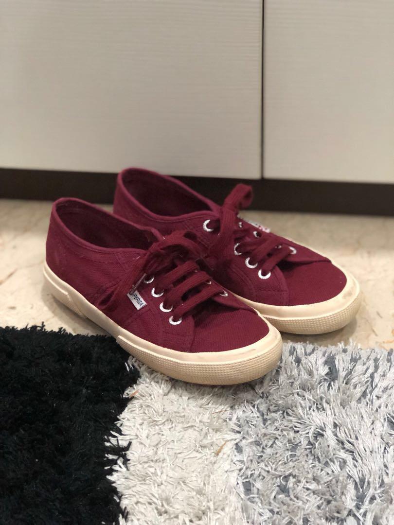 Superga 2750 Dark Bordeaux Size 37