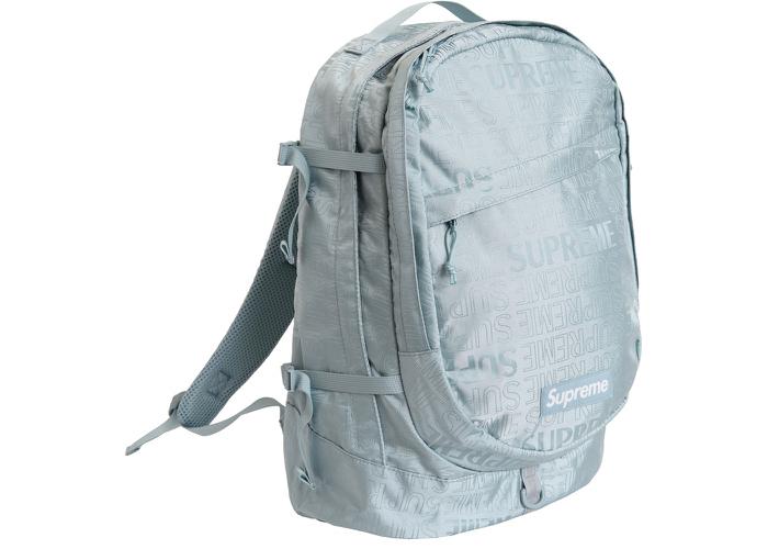 Supreme Backpack (SS19) - Ice Blue, Men&#39;s Fashion, Bags & Wallets, Backpacks on Carousell