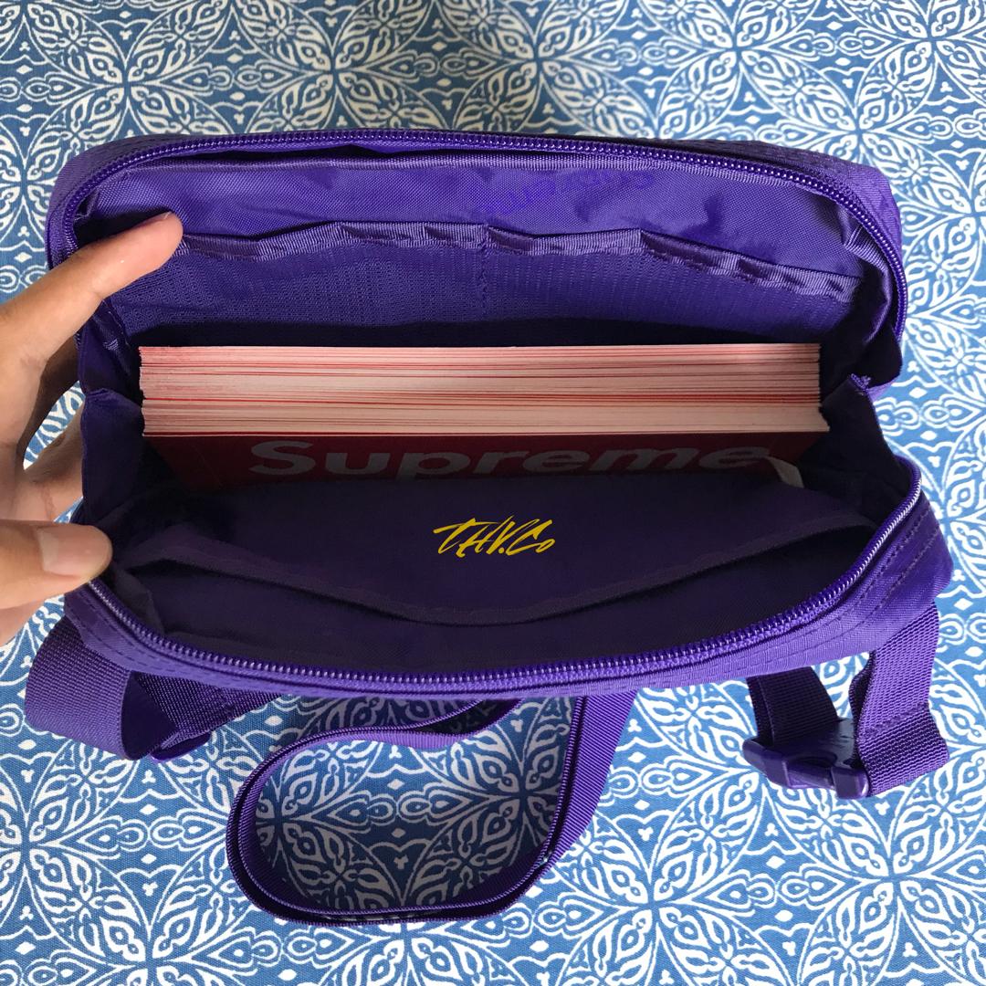 Supreme Shoulder Bag FW18 Purple, Men's Fashion, Bags, Sling Bags