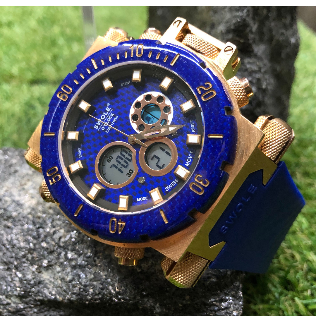 Swole oclock Blue Carbon, Mobile Phones & Gadgets, Wearables & Smart