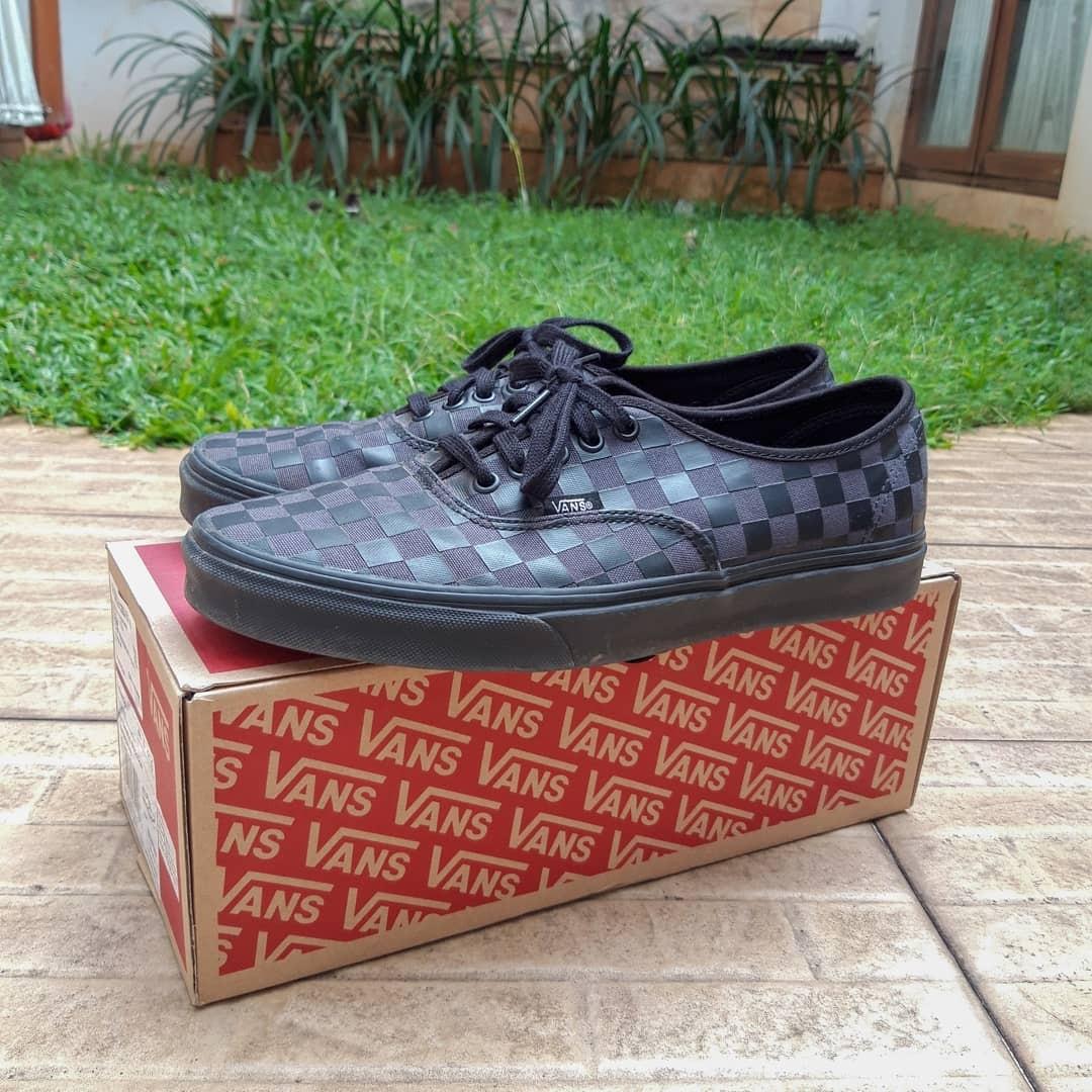 Vans Authentic High Density Black Checkerboard