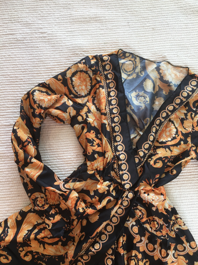 Versace inspired dress 2025