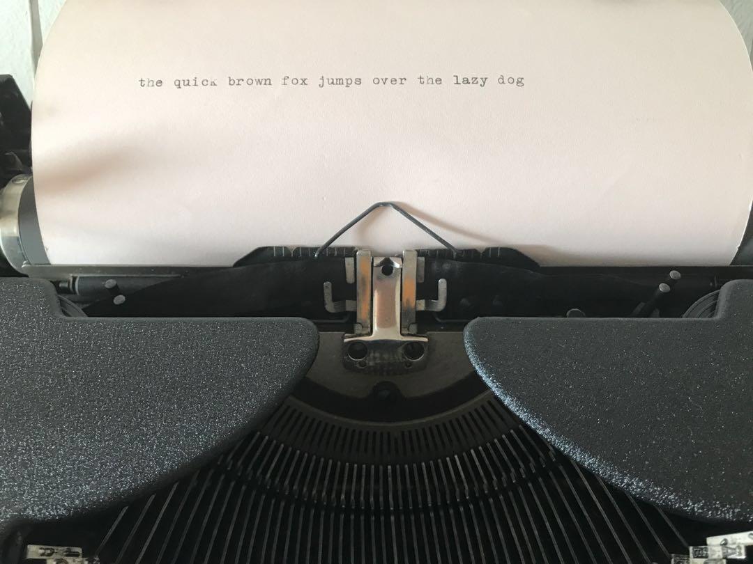 Vintage Typewriter - Alpina Typewriter, Hobbies & Toys, Memorabilia ...