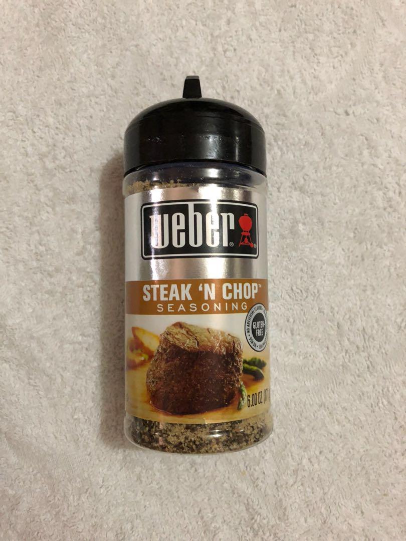 Weber Steak N’ Chop Seasoning (Category: Spice & Seasoning) located in Quezon City. Submitted by kristinecruz828 (Listing ID 207269703, Image 1). Description: Weber Steak N’ Chop Seasoning Net Wt: 6.00oz (171g) Great for steak, burgers or pork, to used before grilling or broiling Straight from the U.S Unused RFS: excess for supply Expiration date: March 2022 #inQC #steak #seasoning #caroujune.