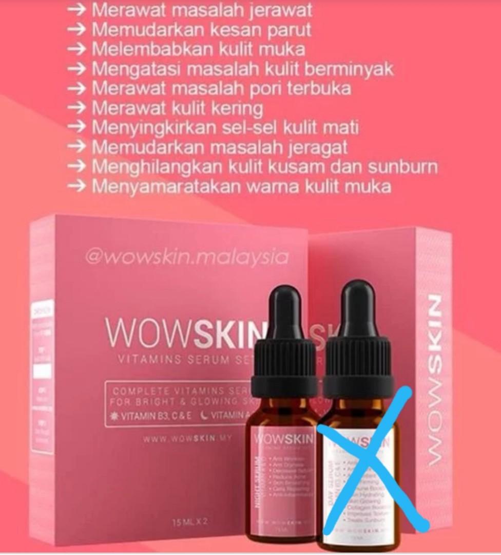 Wowskin Night Serum Inc Pos Sm Health Beauty Skin Bath Body On Carousell