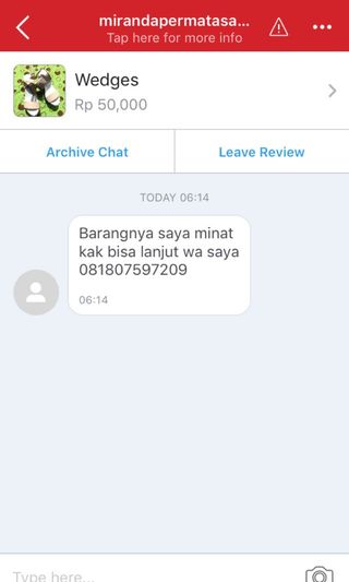 (Kategori: ) berada di . Dikirim oleh pinkyloved (ID iklan 232158944, Gambar 1). Deskripsi: .
