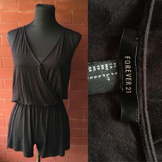 F21 Black Romper