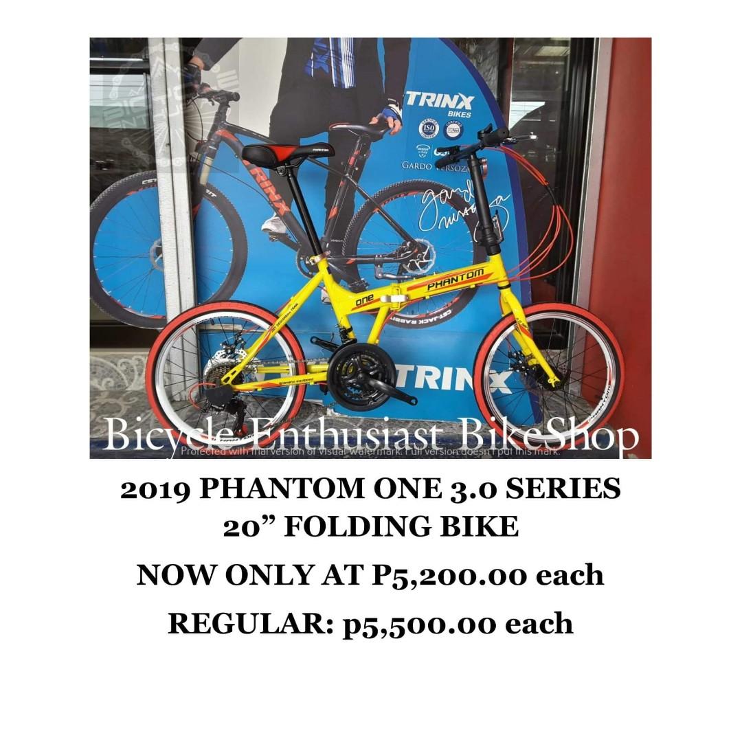phantom one 3.0 folding bike