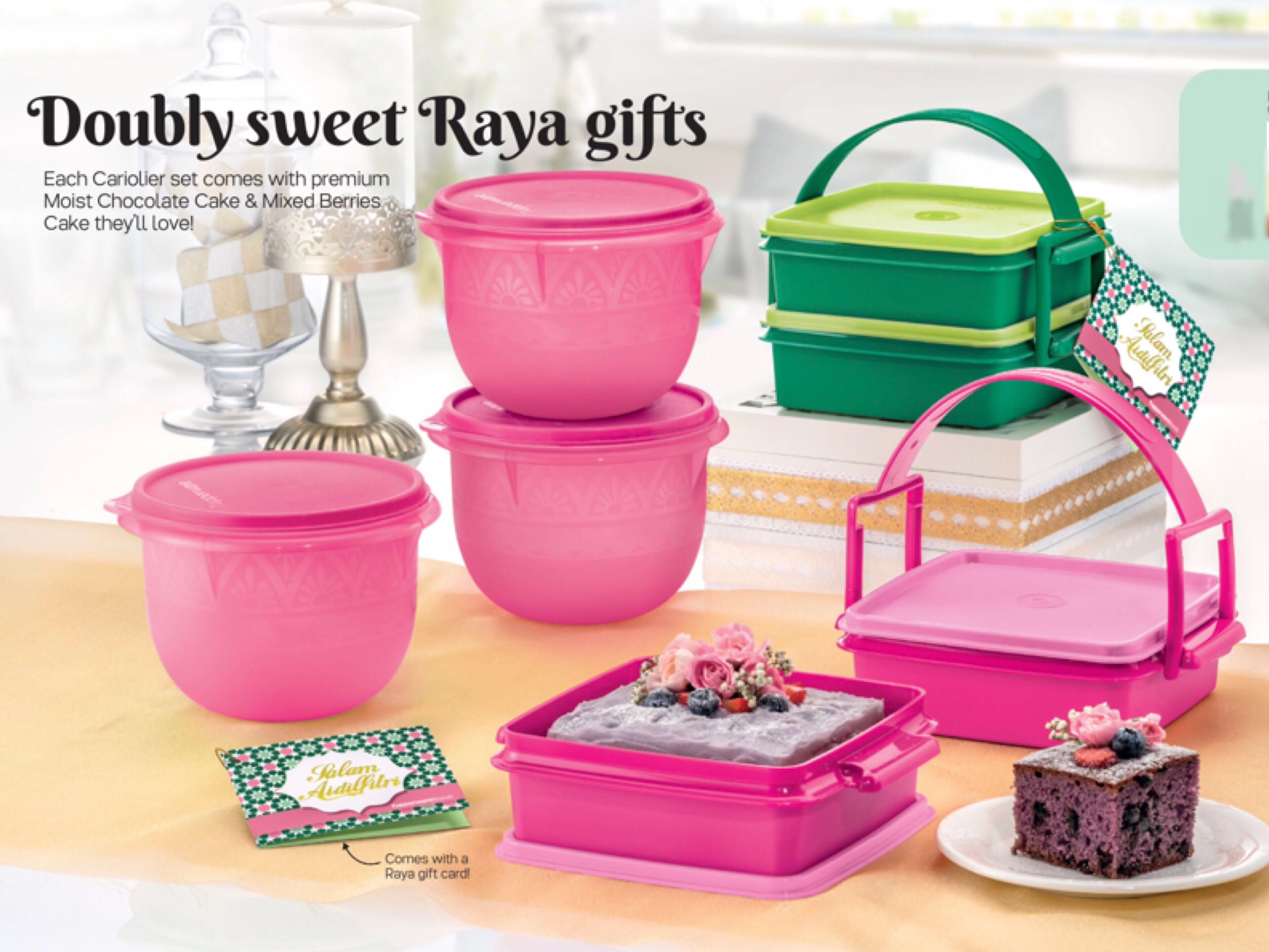 Free Postage Raya Cake Gift Set 2019 Tupperware Limited Shopee Singapore