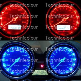 Super4 Super 4 S4 CB400 Speedometer Speedo Meter faded LCD repair & LED lighting comes w/installation colour color lights strip