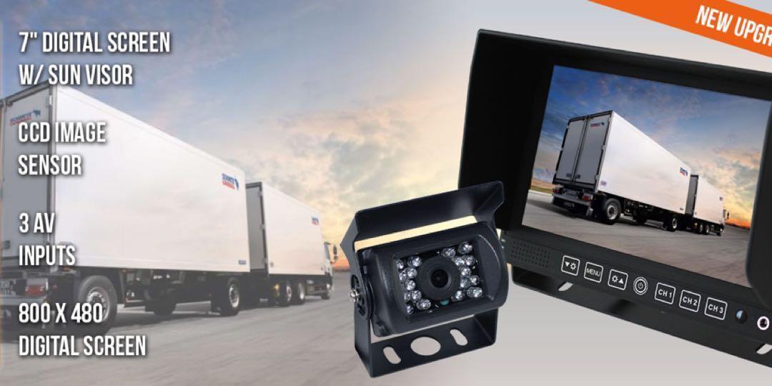 24V Reverse Camera - 7inch Monitor 12V 24V Reversing Camera Truck ...