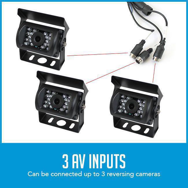 24V Reverse Camera - 7inch Monitor 12V 24V Reversing Camera Truck ...