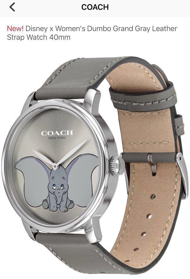 Coach dumbo watch on sale