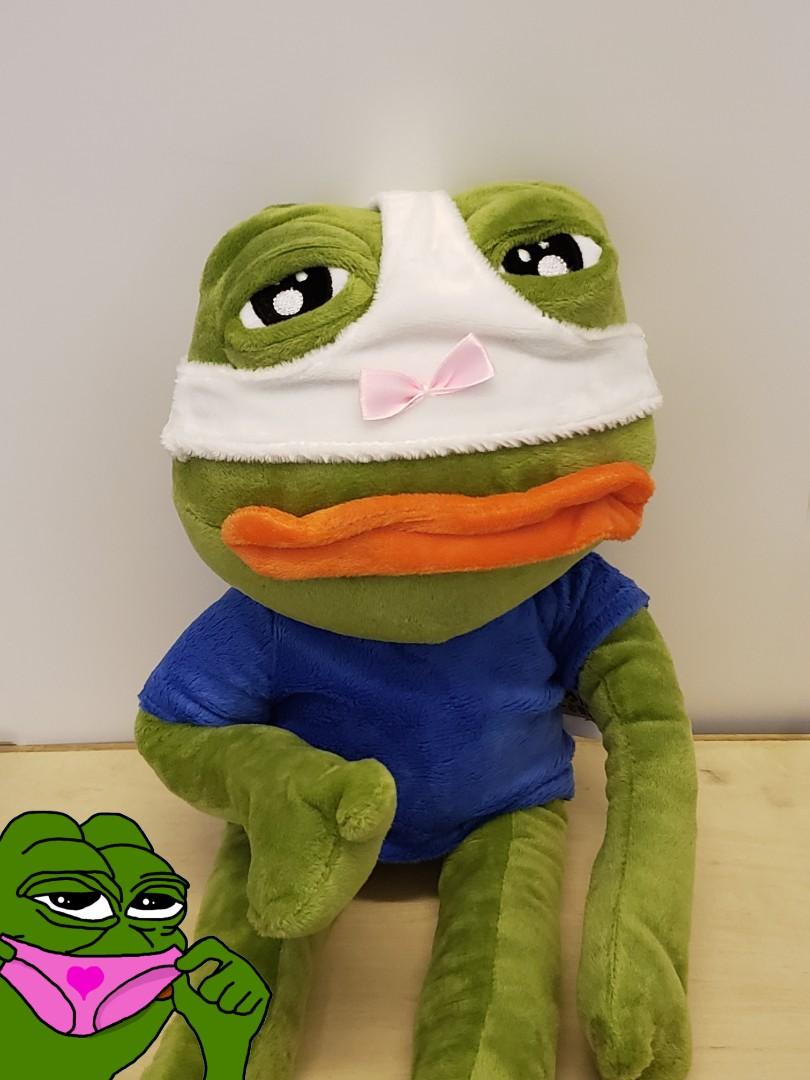 全新pepe 青蛙公仔現貨, 興趣及遊戲, 玩具& 遊戲類- Carousell