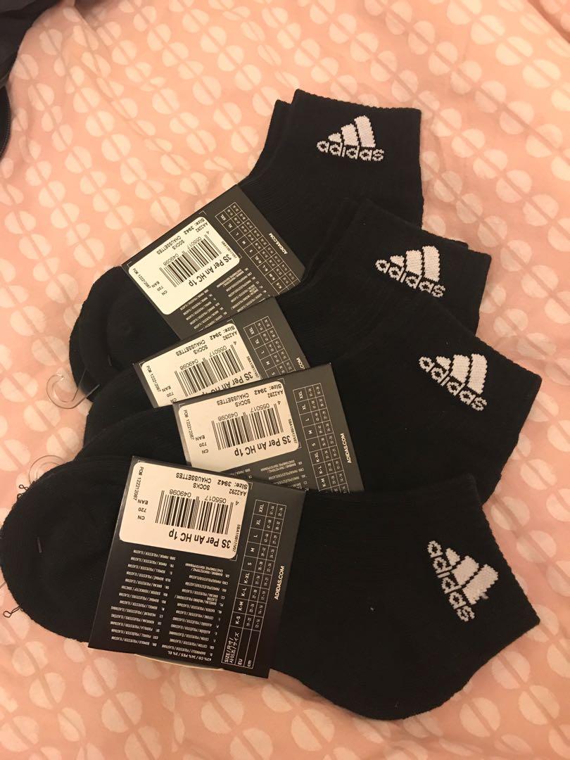adidas socks size 3538