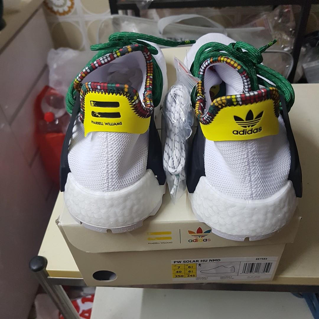 Adidas pharrell williams pw hu nmd inspiration shop pack solar white