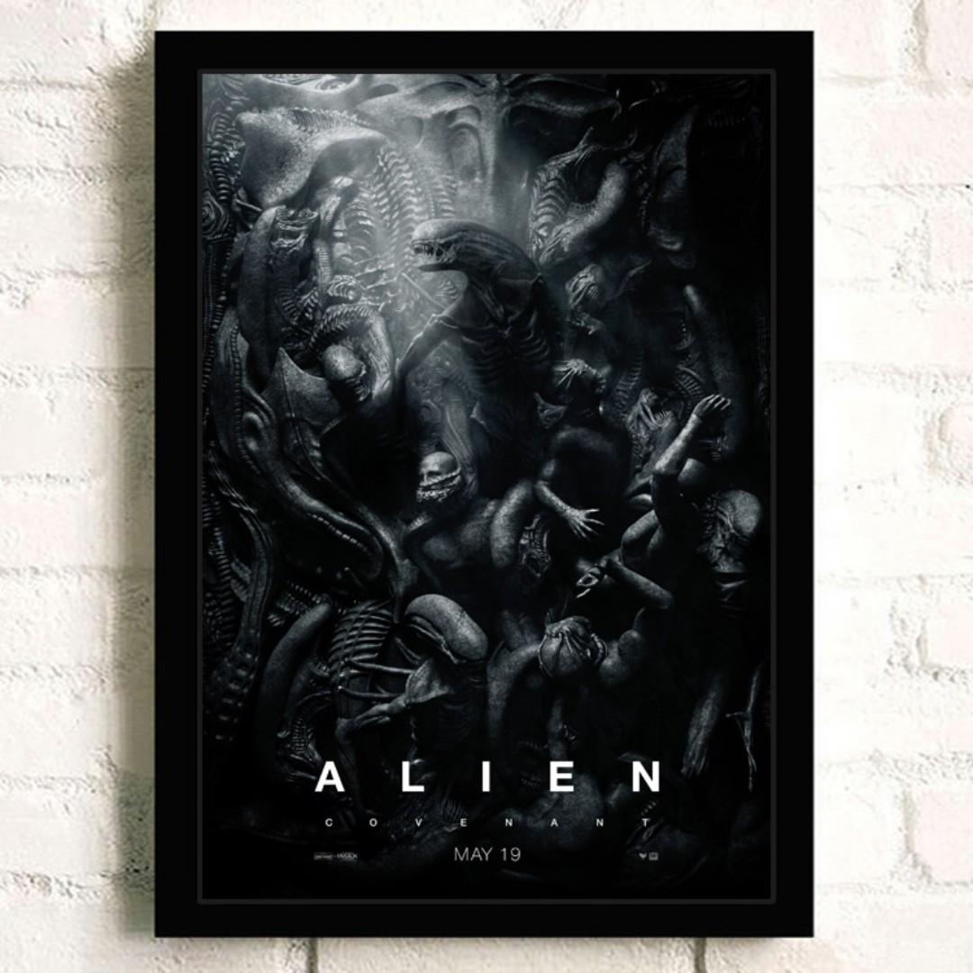 Alien Covenant Poster With Black Frame Design Craft Art