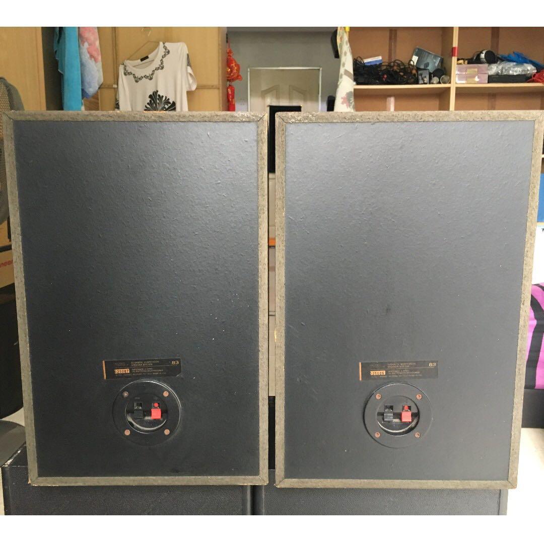 Altec lansing 83 bookshelf discount speakers