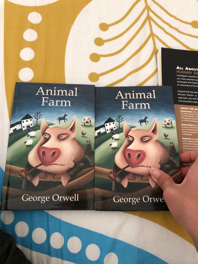 Animal Farm And Geography Textbook Books Stationery Textbooks Secondary On Carousell
