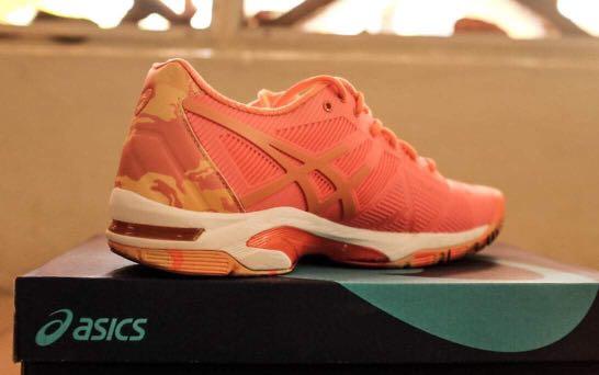 Asics gel solution outlet speed 3 femme orange