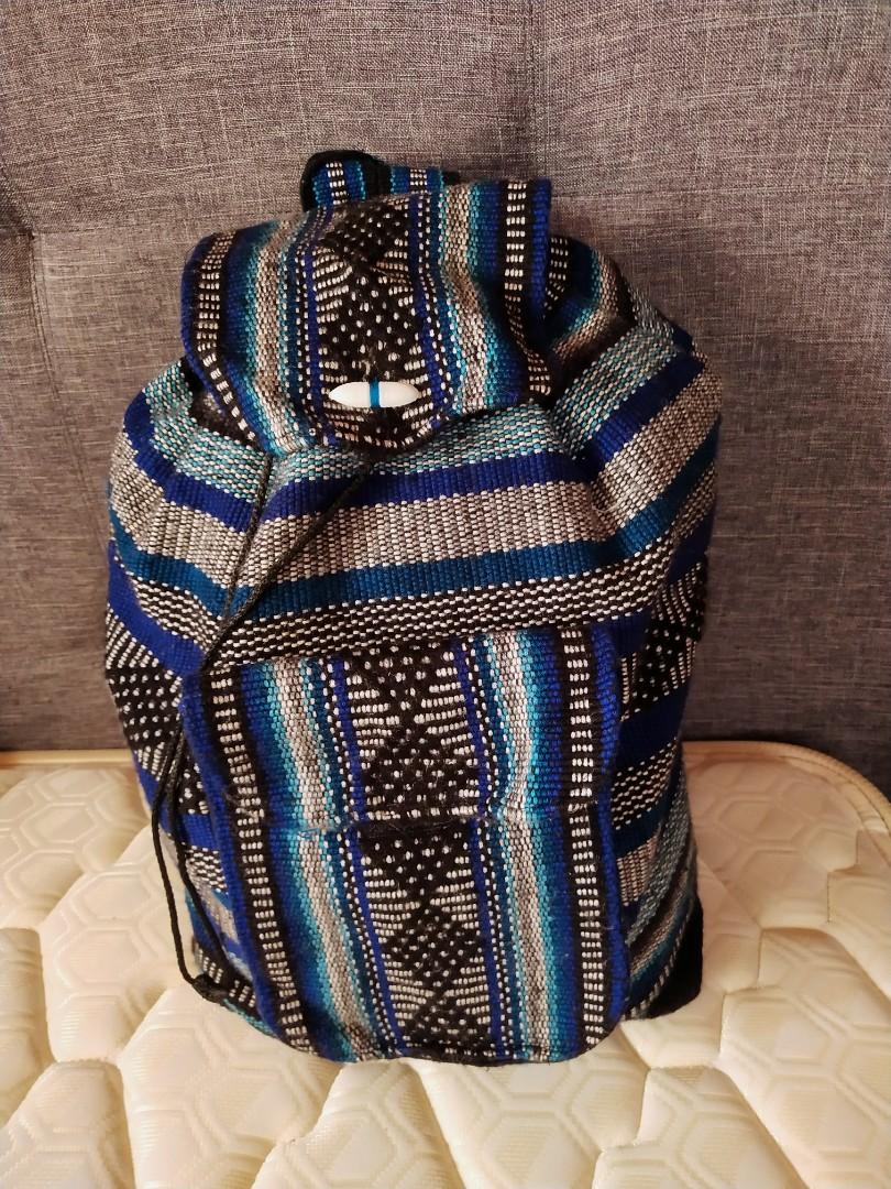 Weaved backpack best sale