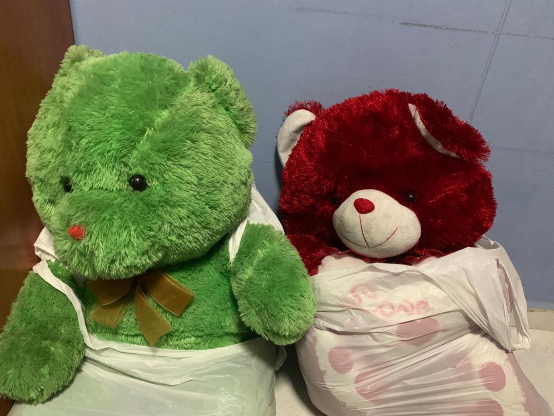 big green teddy bear
