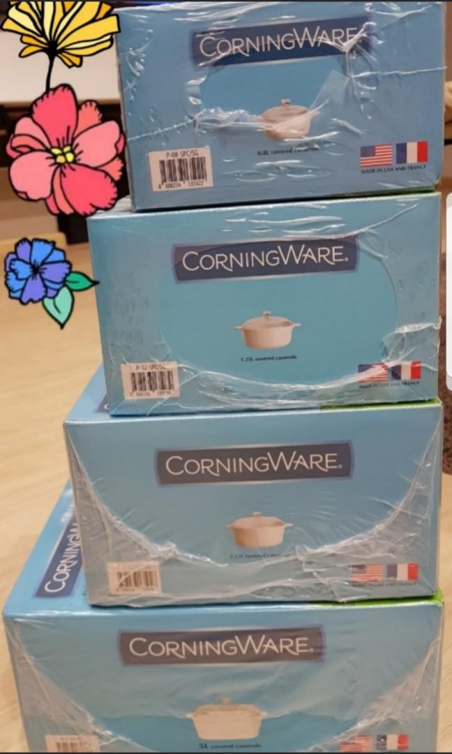 BNIB Snoopy Corningware (4 pieces set), Furniture & Home Living ...