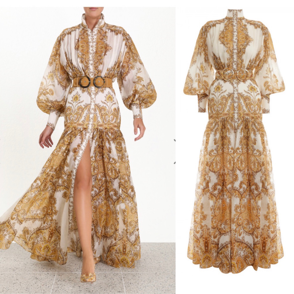 BNWT Authentic ZIMMERMANN Zippy Billow Dress Women s Fashion