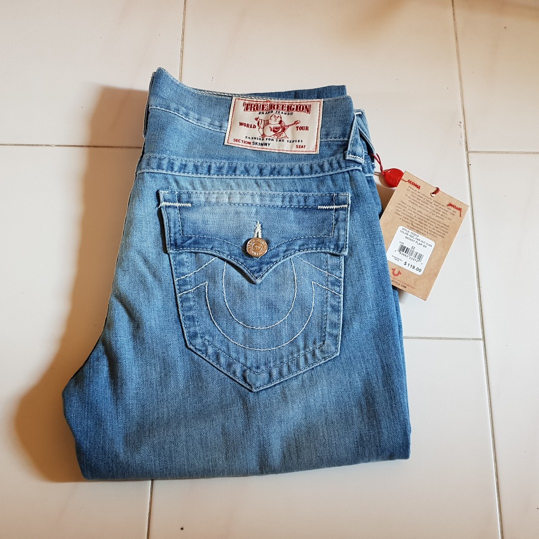 true religion mens skinny jeans