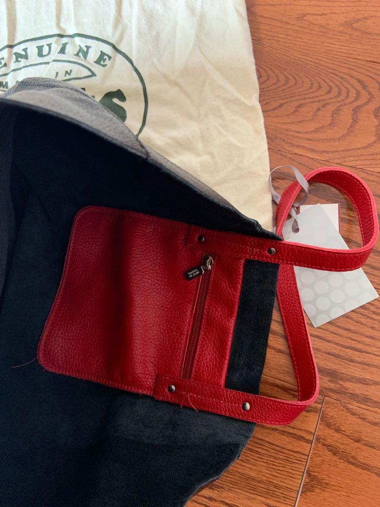 Roots leather hotsell tote