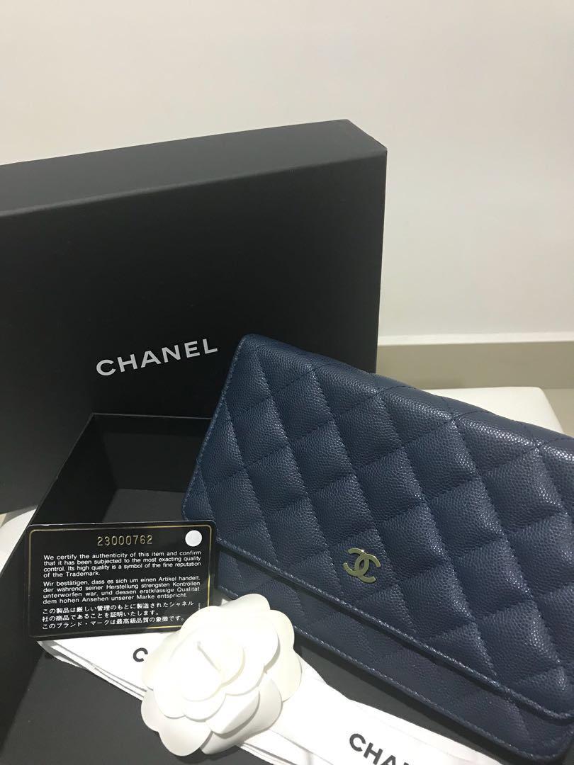 chanel woc dust bag