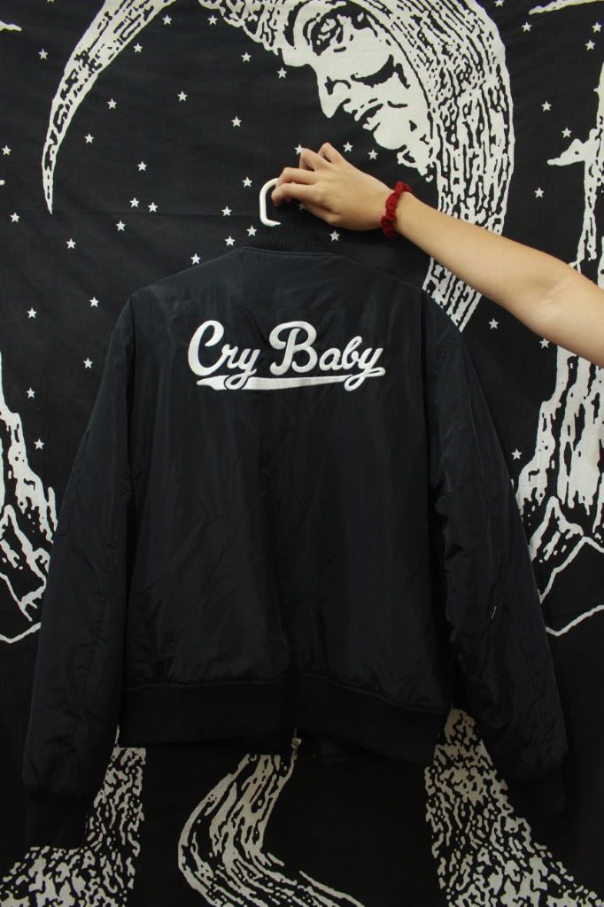 Cry Baby Bomber Jacket Women S Fashion Coats Jackets And Outerwear On Carousell