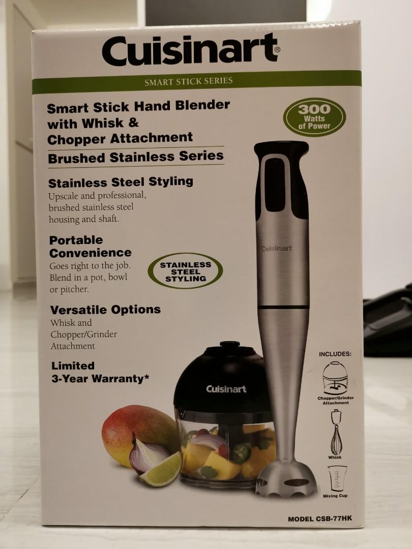 Cuisinart Smart Stick Hand Blender with Whisk Chopper Attachment