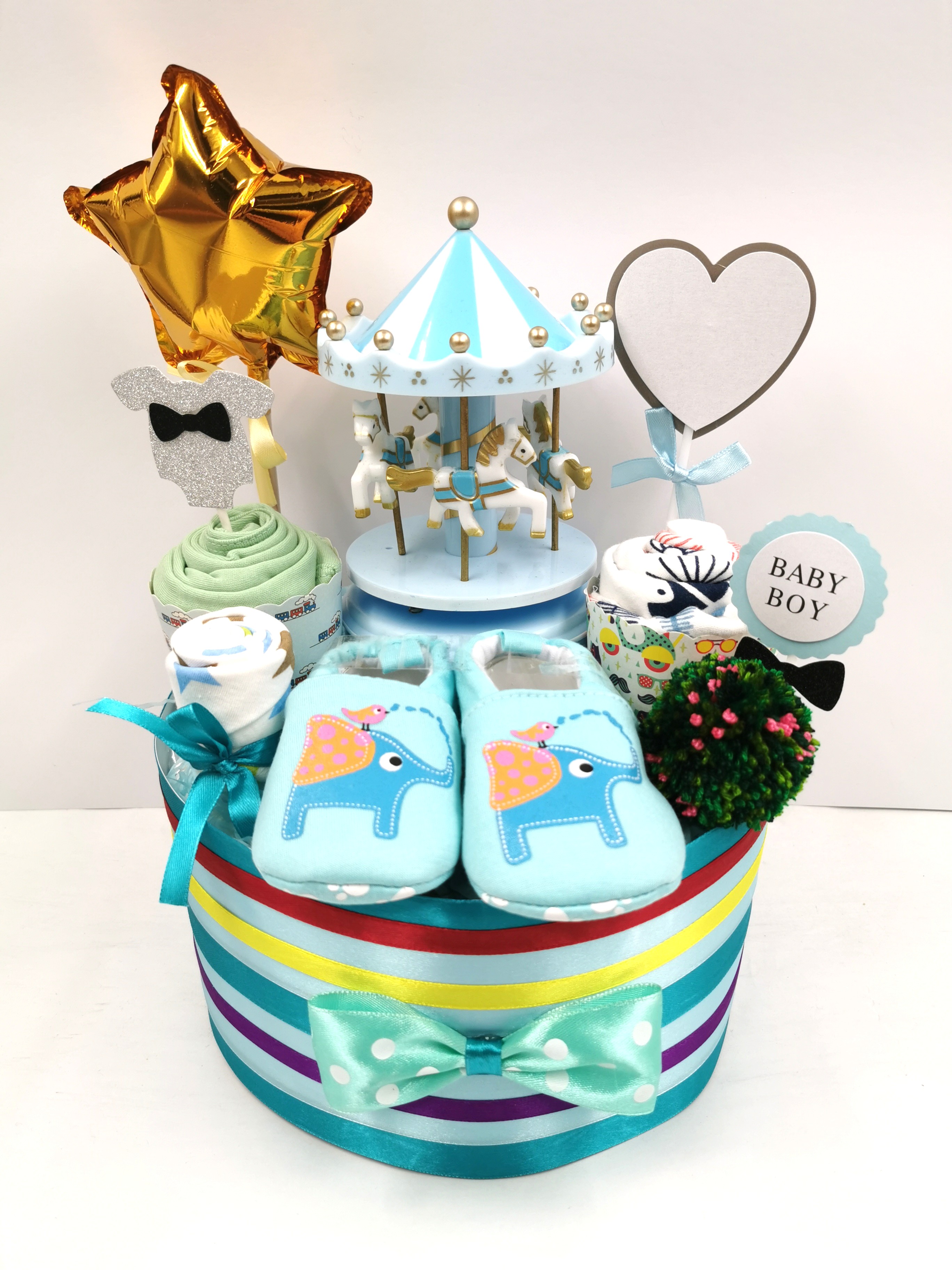 teapot diaper cake