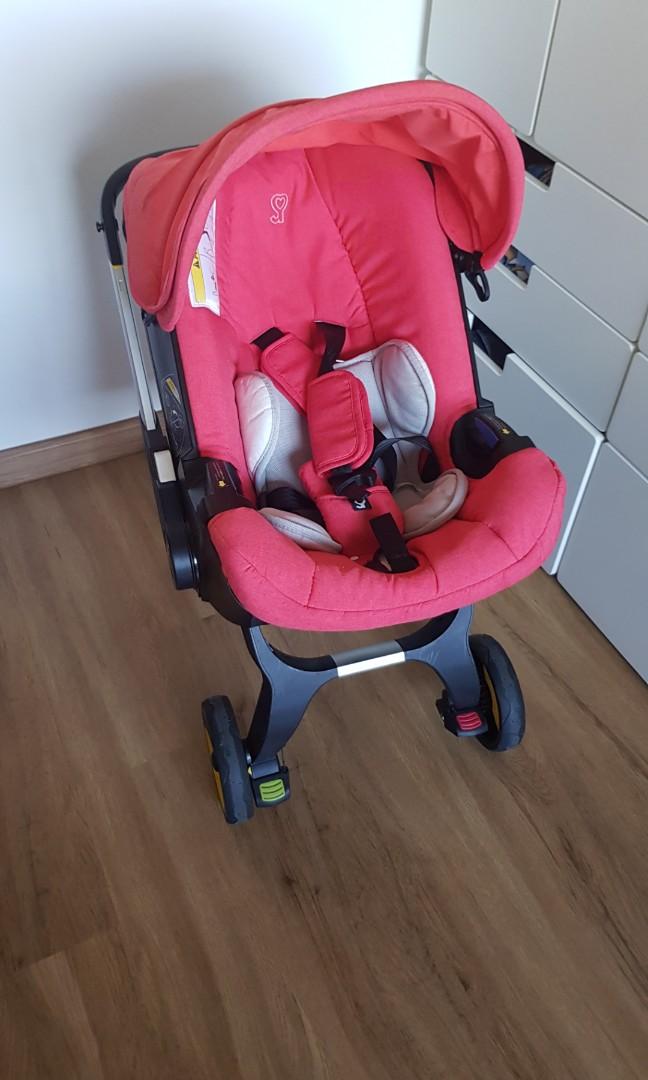 doona red stroller