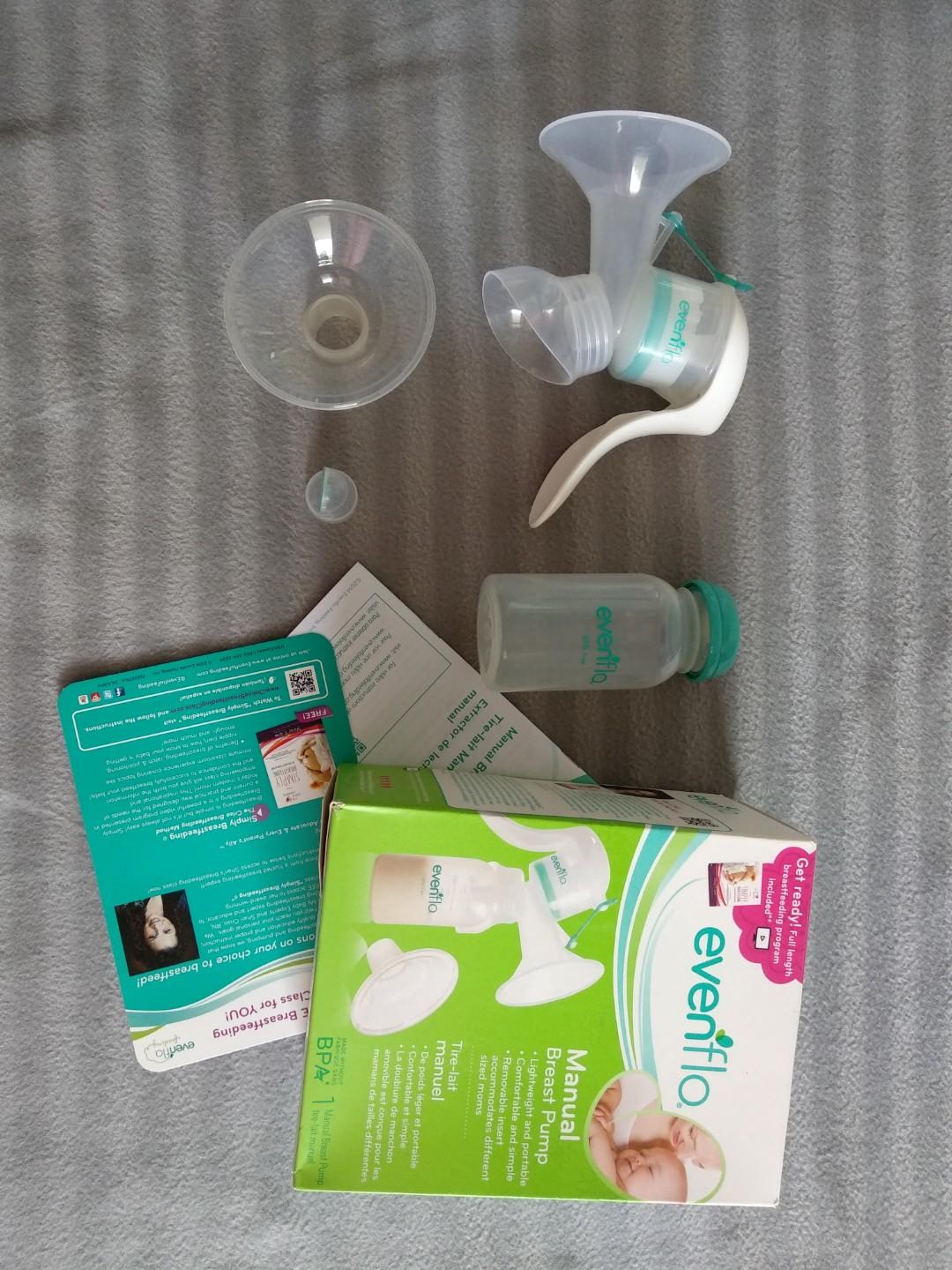 Evenflo Manual Breast Pump Babies Kids Nursing Feeding On