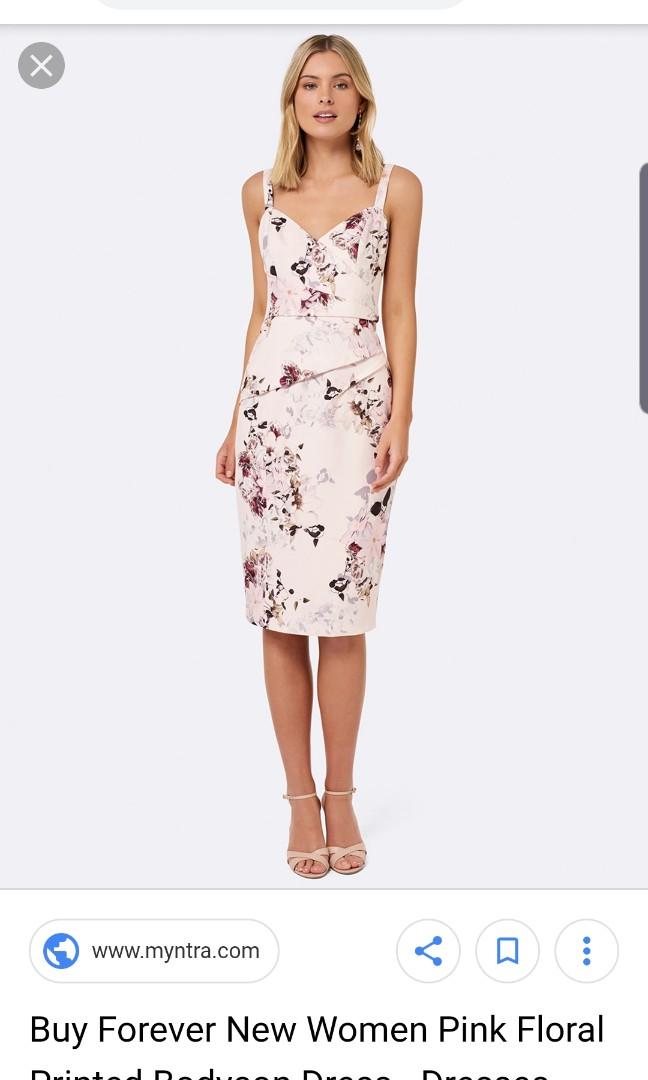 womens pink bodycon dress