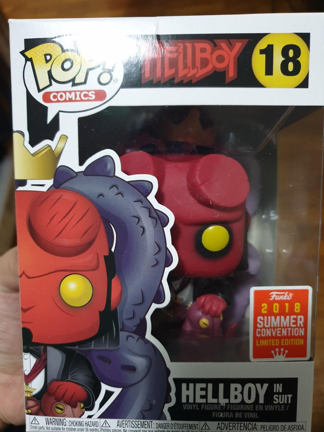 Funko Pop Hellboy in Suit 2018 Summer Convention 18 for sale online 