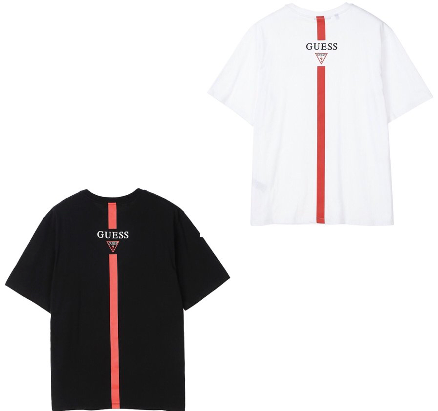 guess t shirt backprint