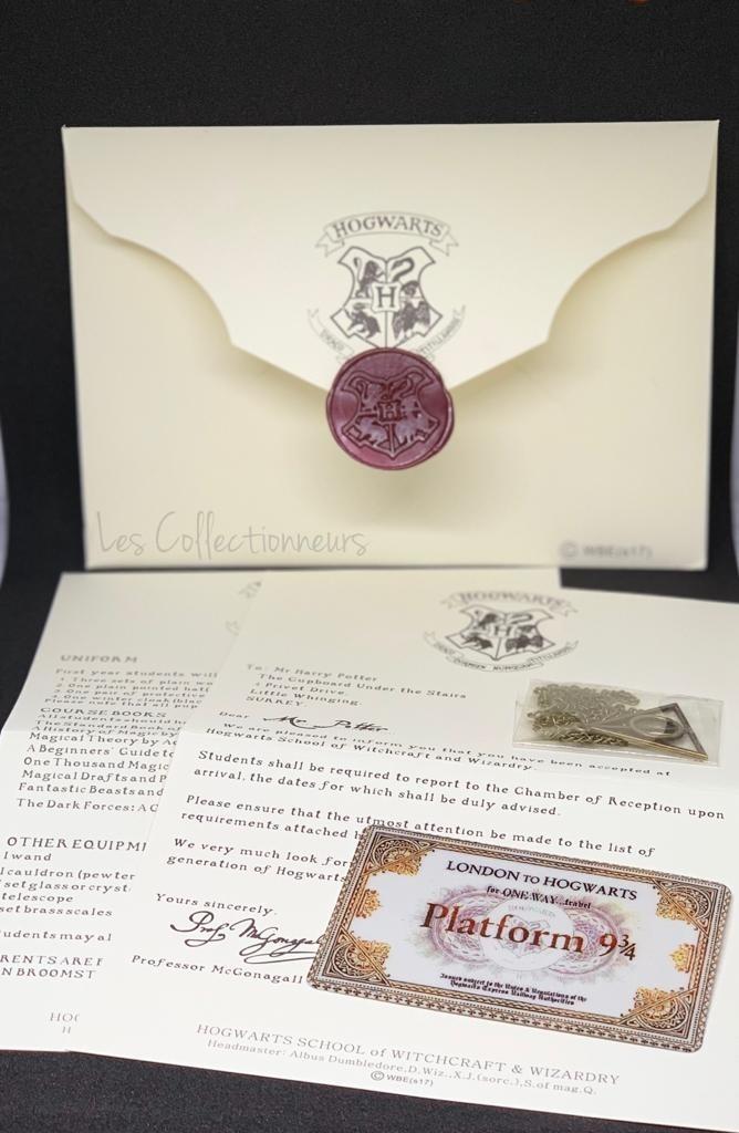 Harry Potter Letters Hogwarts Acceptance Letter Set Ticket ...