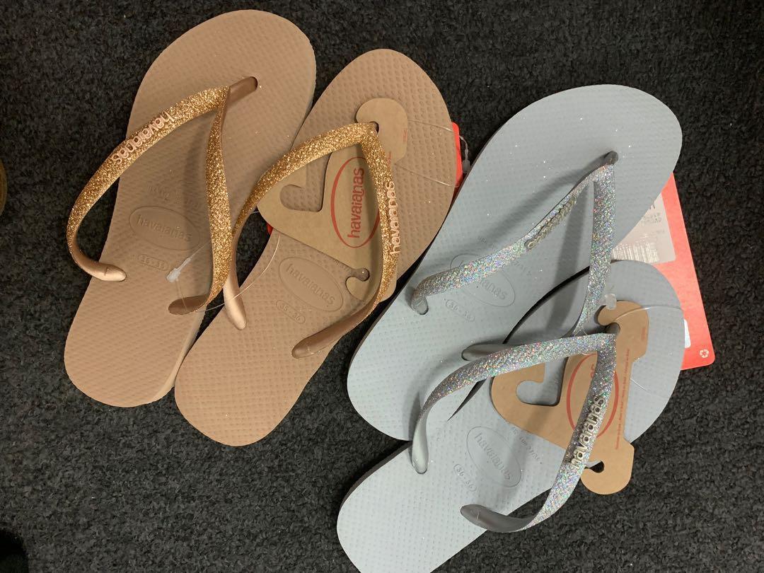 slim glitter flip flop havaianas