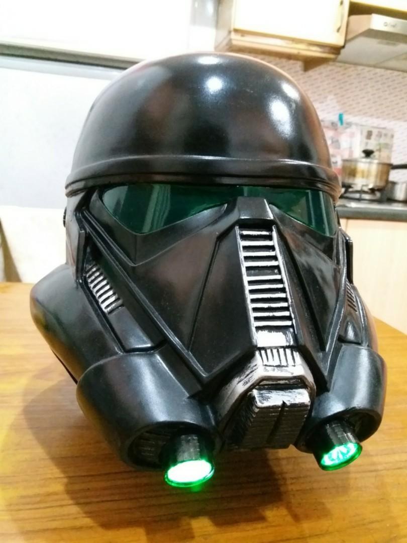 Black series death trooper helmet deals