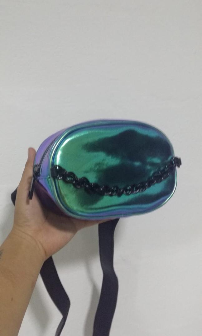 holographic belt bag