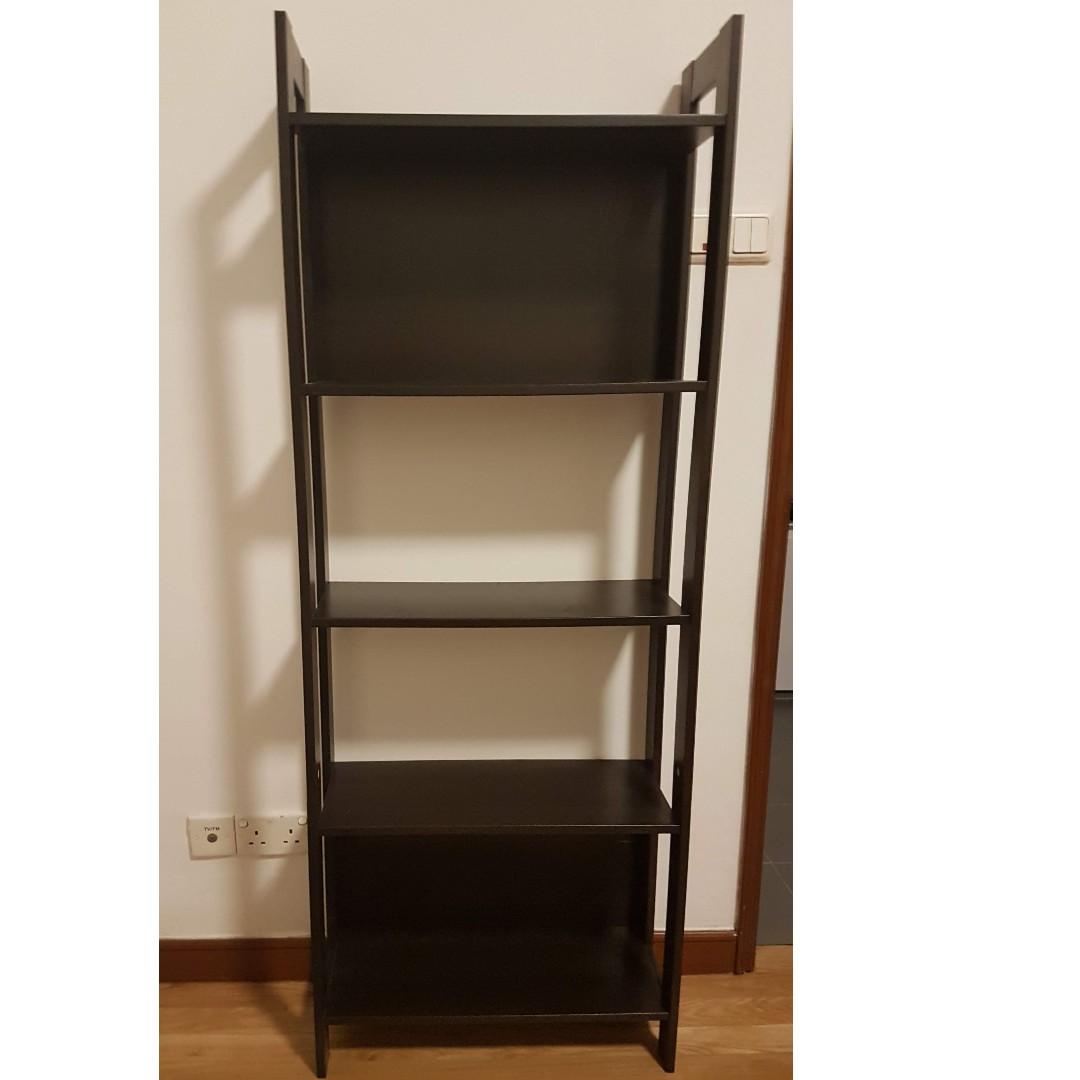 Ikea Laiva Bookcase Brown Black Furniture Shelves Drawers On