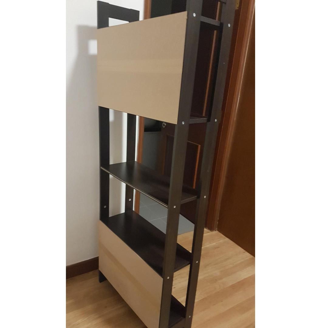 IKEA LAIVA Bookcase (Brown Black), Furniture & Home Living, Furniture