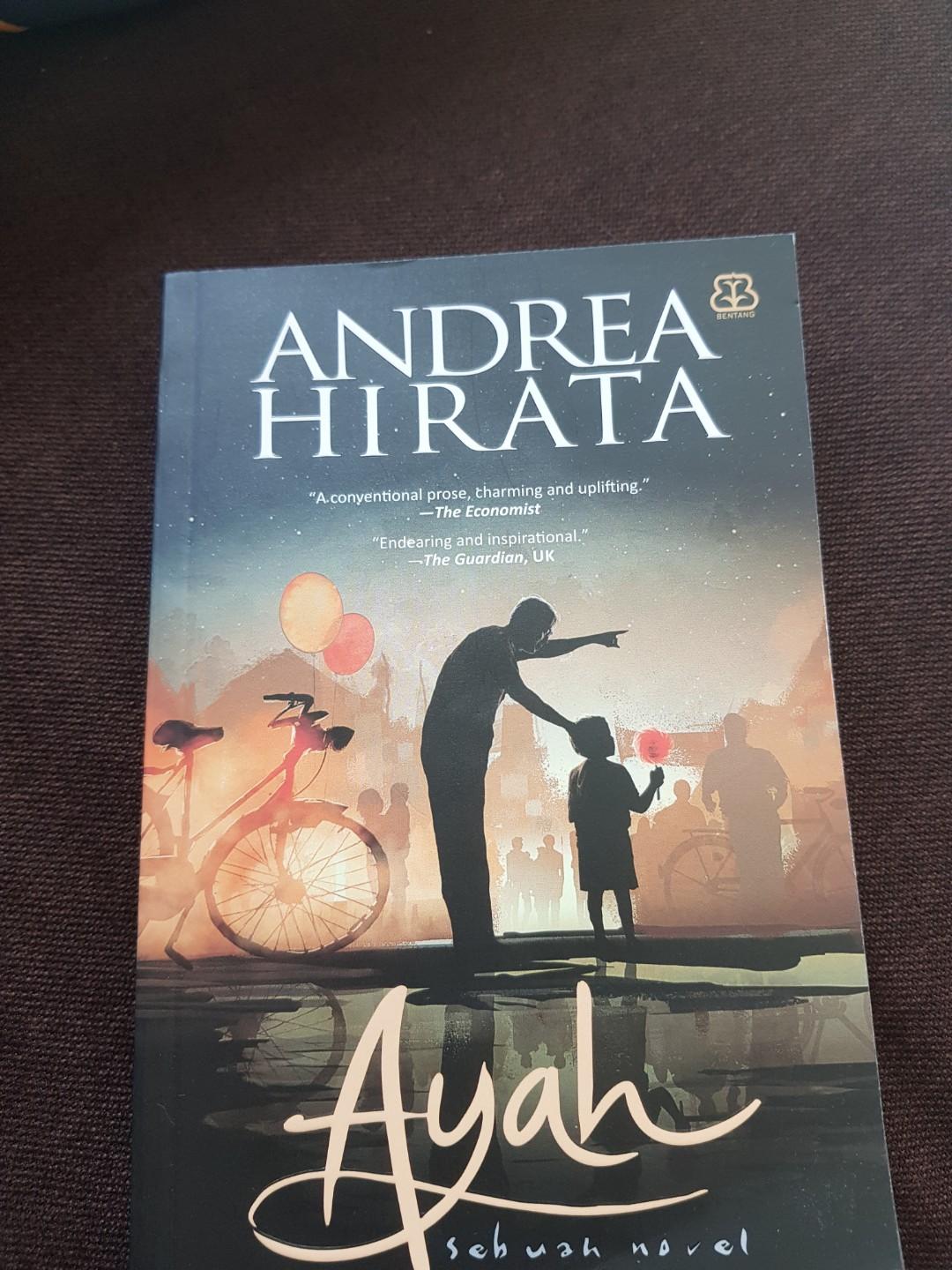Indonesia Novel Ayah By Andrea Hirata Books Stationery Fiction On Carousell